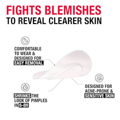 Neutrogena Flawless Fix Sensitive Skin Acne Patch Duo Set, Hydrocolloid Pimple Patches to Protect and Shrink Pimples Overnight, Includes 30 Count Variety Pack & 36 Mini Patches, 66 Count