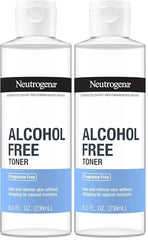 Neutrogena Alcohol-Free Gentle Face Toner | Fragrance-Free | Hypoallergenic | 8 fl. oz | Pack of 2