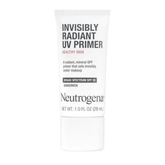 Neutrogena Healthy Skin Invisibly Radiant UV Face Primer with SPF 30, Mineral Sunscreen Makeup Primer, Broad Spectrum SPF 30, Suitable for All Skin Types, 1 fl. oz
