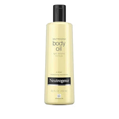 Neutrogena Body Oil Light Sesame Formula, 8.5 fl oz, Radiant Glow Moisturizer for Dry Skin, Bath & Shower Oil For Smooth and Hydrated Skin