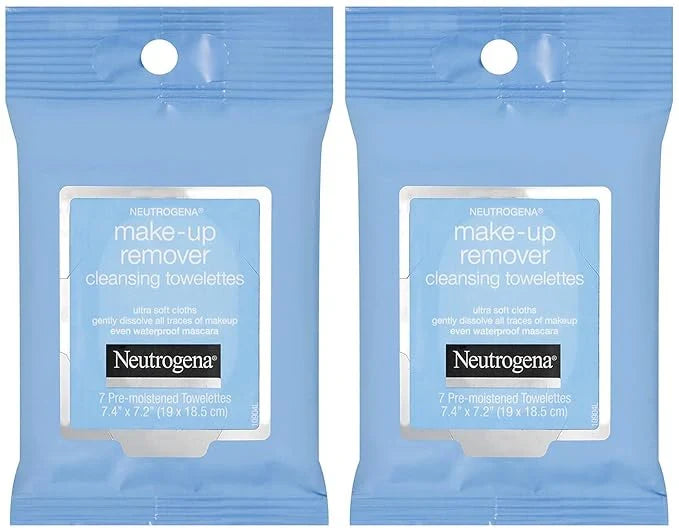 Neutrogena Makeup Remover Cleansing Towelettes, 7 ct, 2 Pack